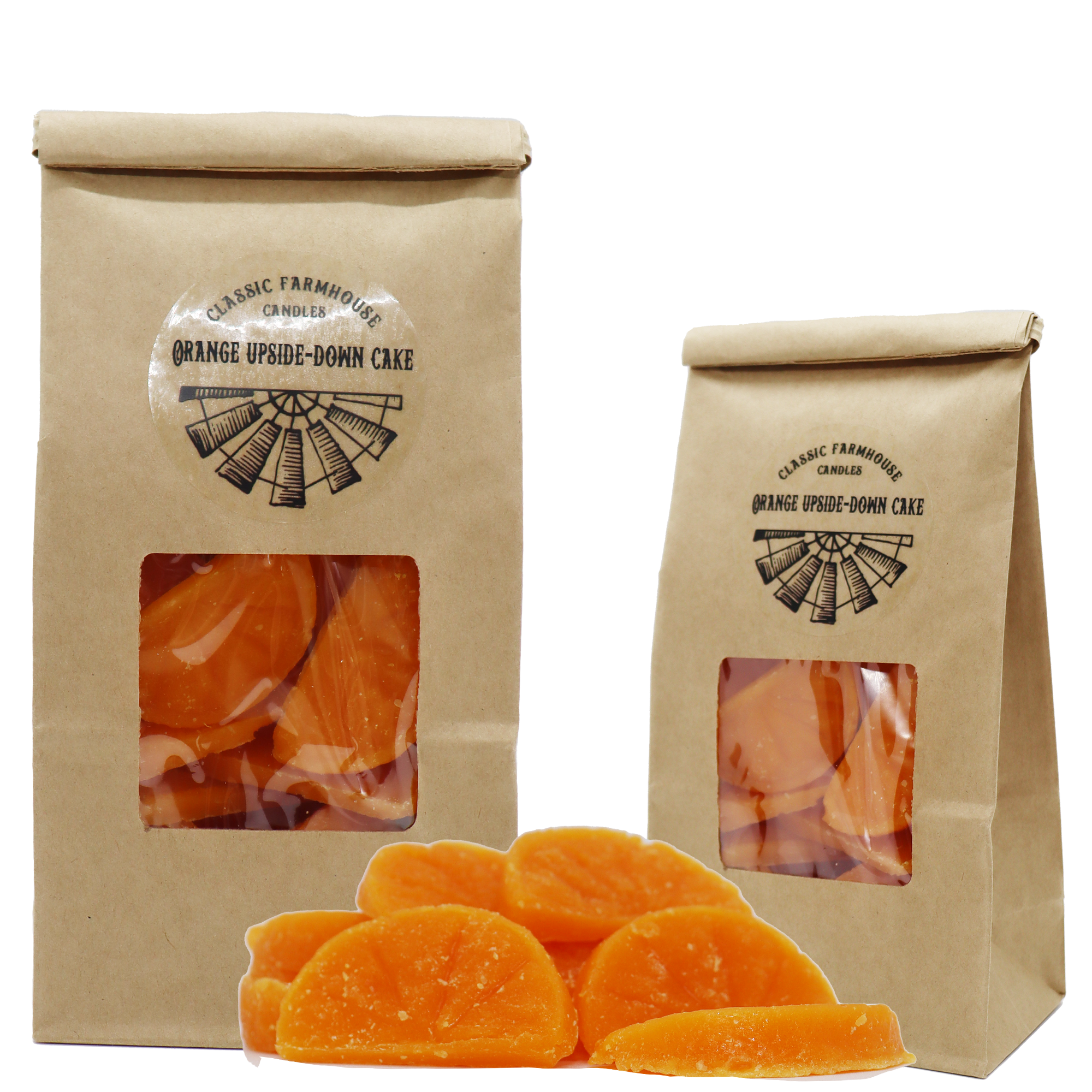 Orange Upside Down Cake 3 oz Bag Wax Melts