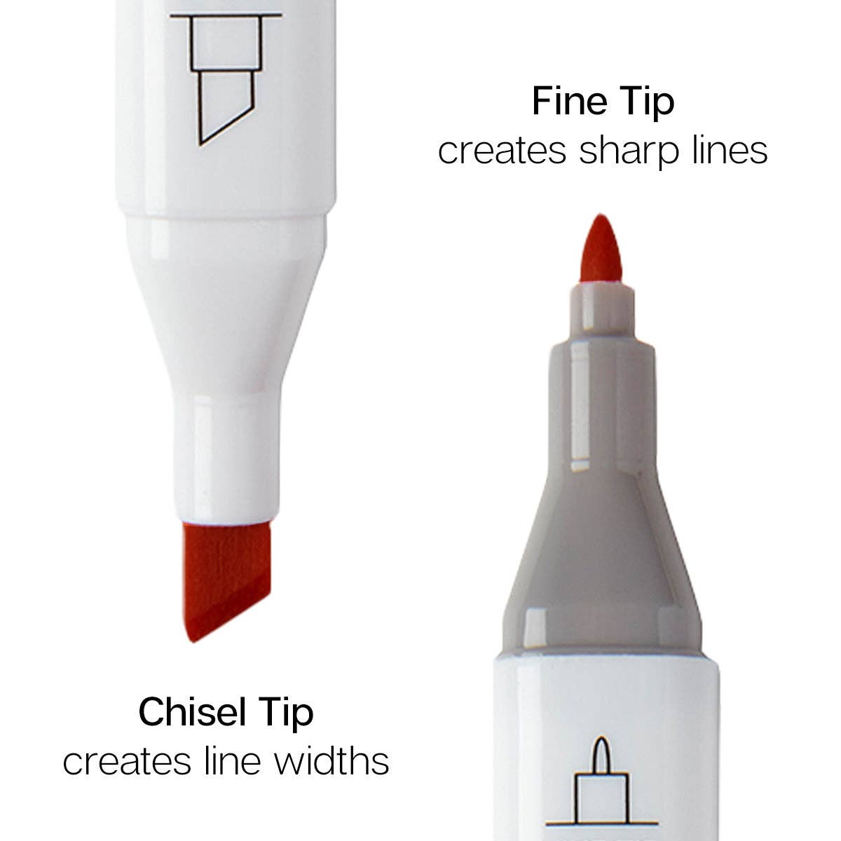 PRO Double-Ended Alcohol Markers – 12 Neutral Colors, Dual-Tip Art Markers for Drawing & Illustration