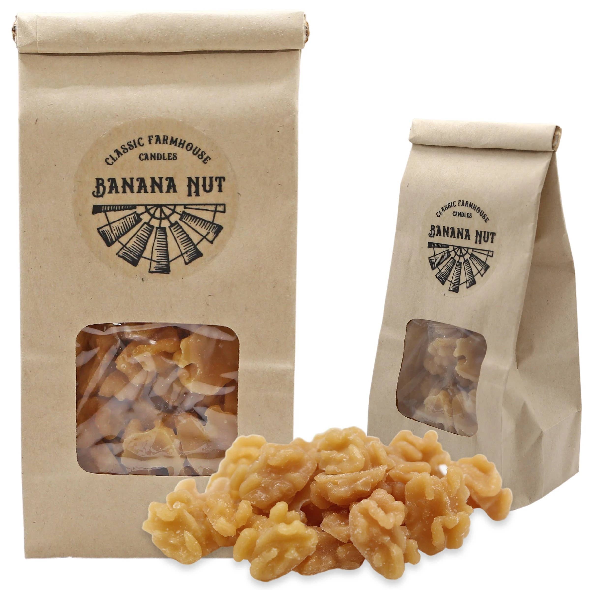 Banana Nut Wax Melts | Banana Bread Scented Soy Wax Melts | 3 oz Wax Tart Bag