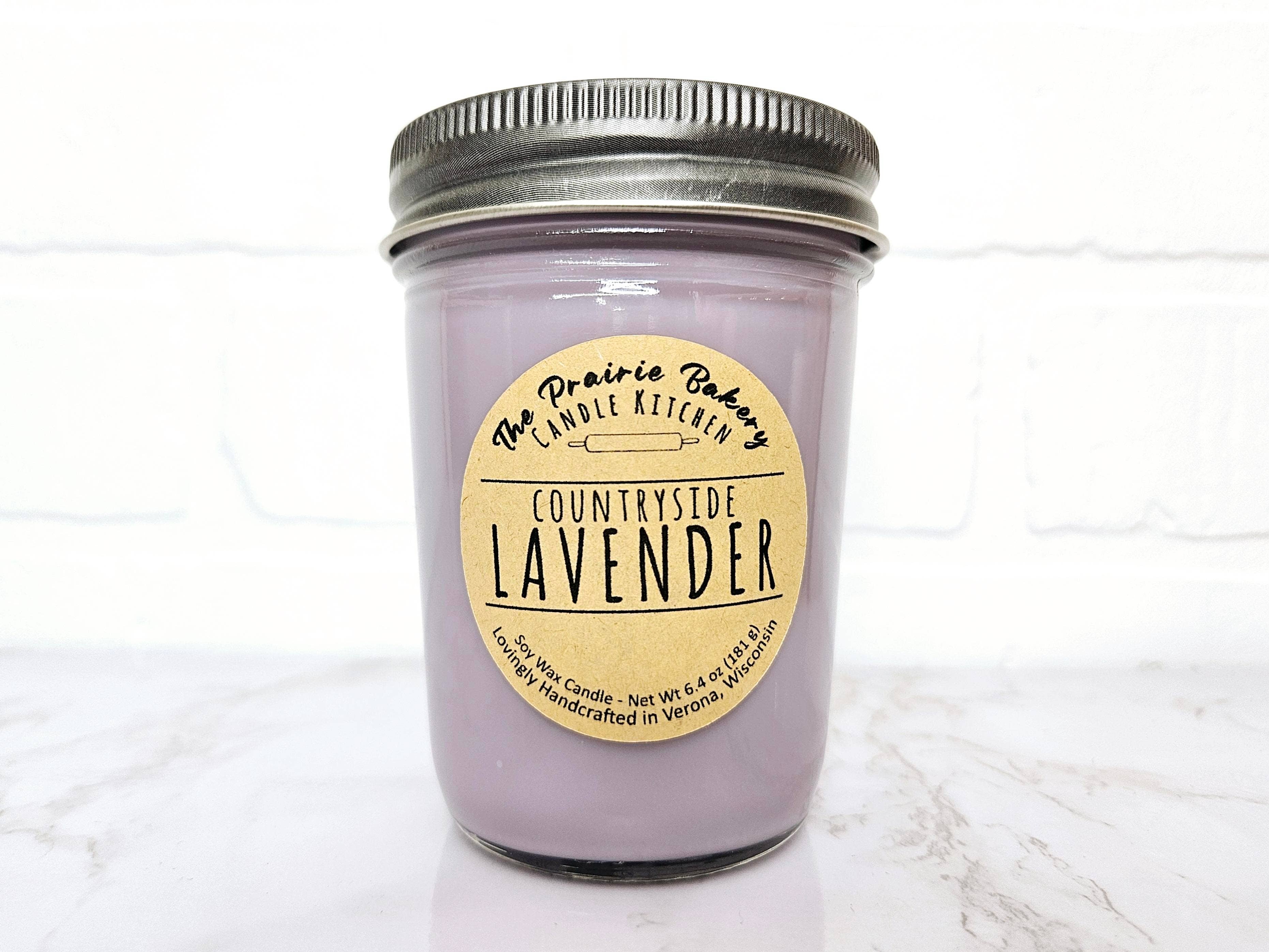 Countryside Lavender Soy Wax Candle – Calming Floral Scent | Relaxing Home Fragrance Candle