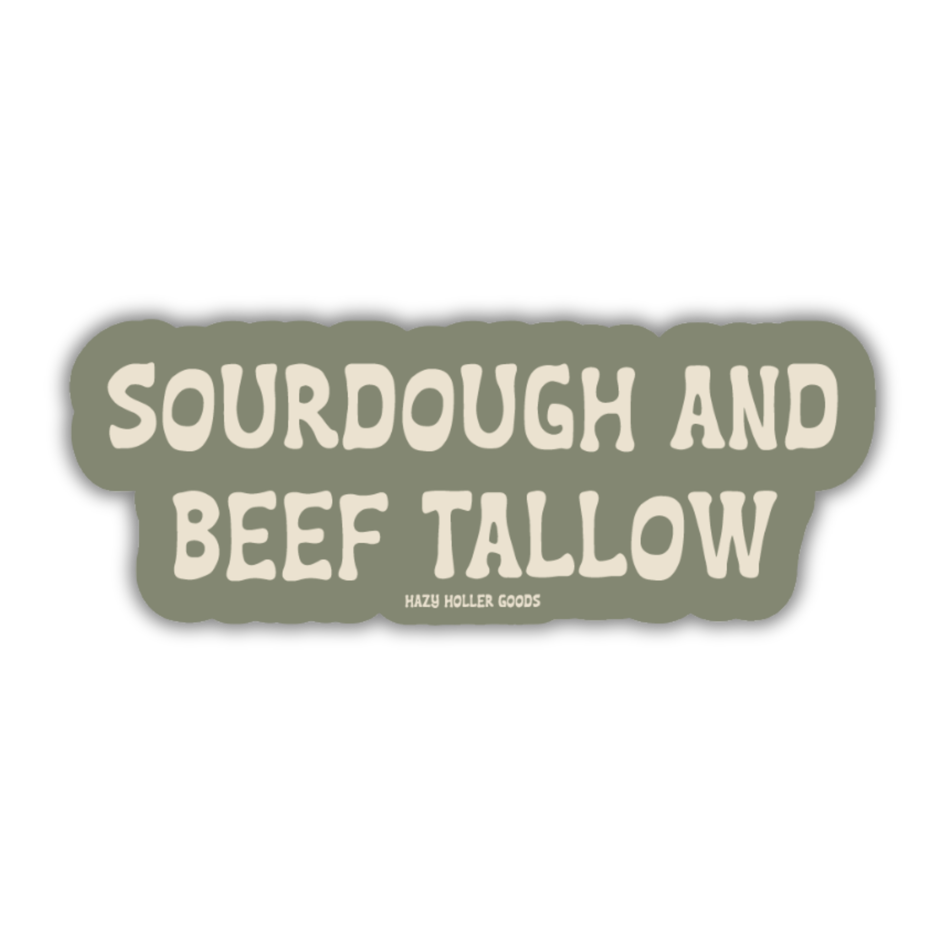 Sourdough & Beef Tallow Homesteading Sticker – Farmhouse Kitchen Decal | Homestead Lifestyle Sticker