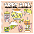 Cozy Girl Bold and Easy Coloring Book (Spiral Hardcover)