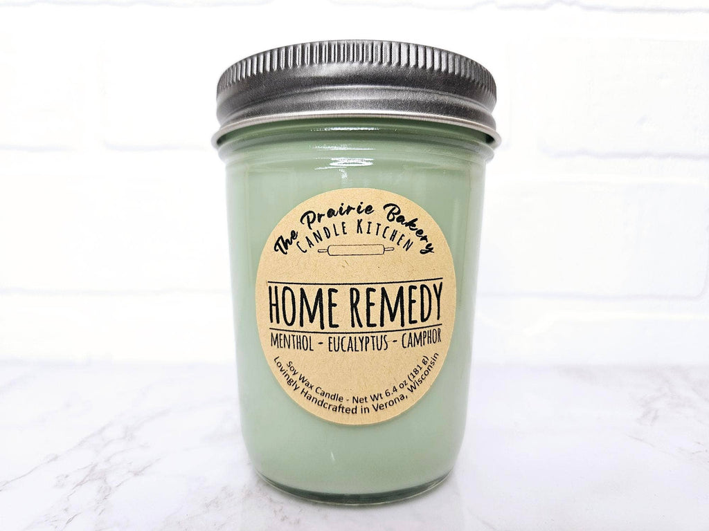 Vapor Rub Menthol Soy Wax Candle – Fresh Herbal Scent | Home Remedy Inspired Candle