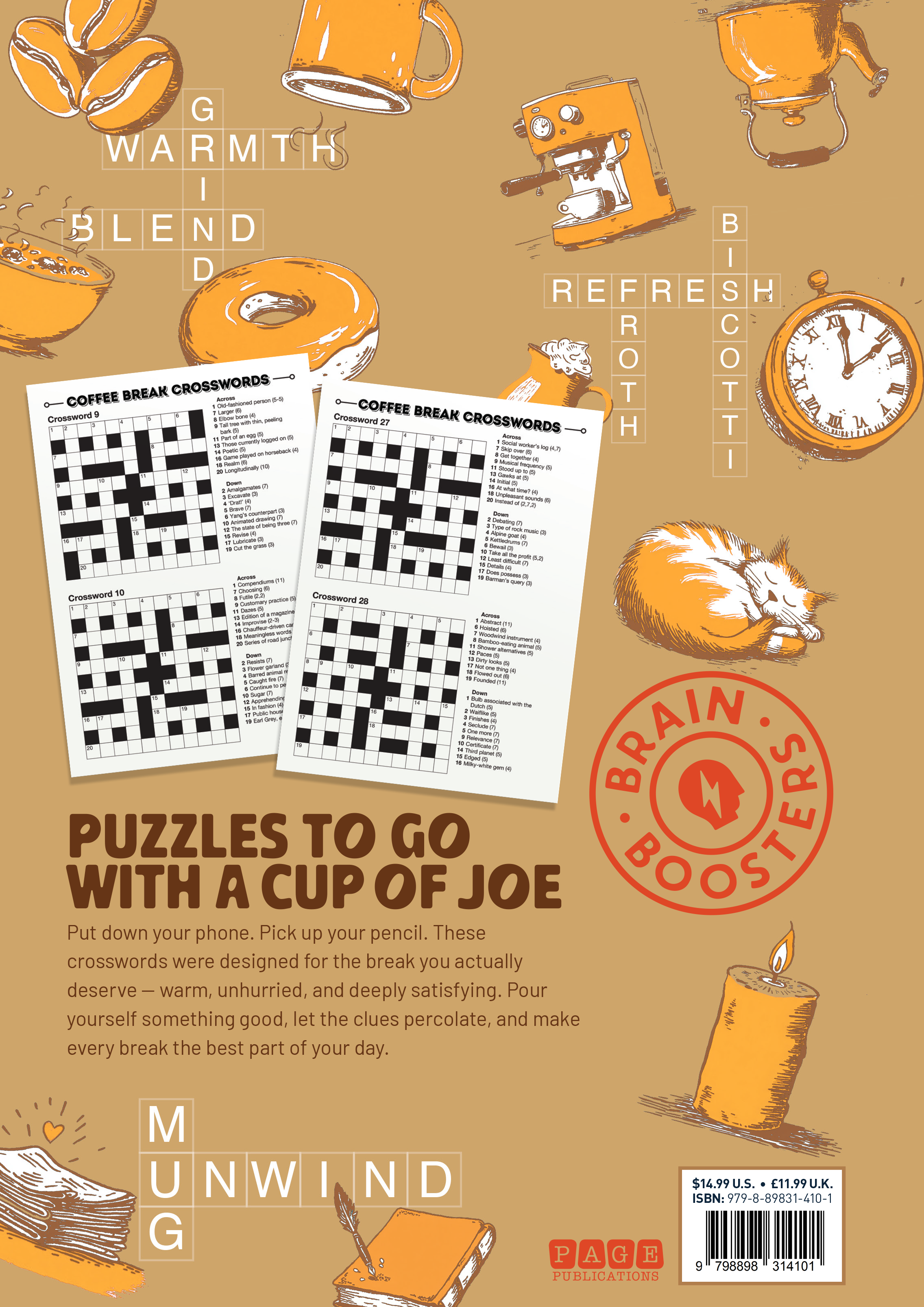 Coffee-Break Crosswords: Quick and Relaxing Crossword Puzzle