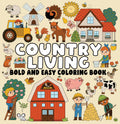 Country Living Bold and Easy Coloring Book (Paperback)