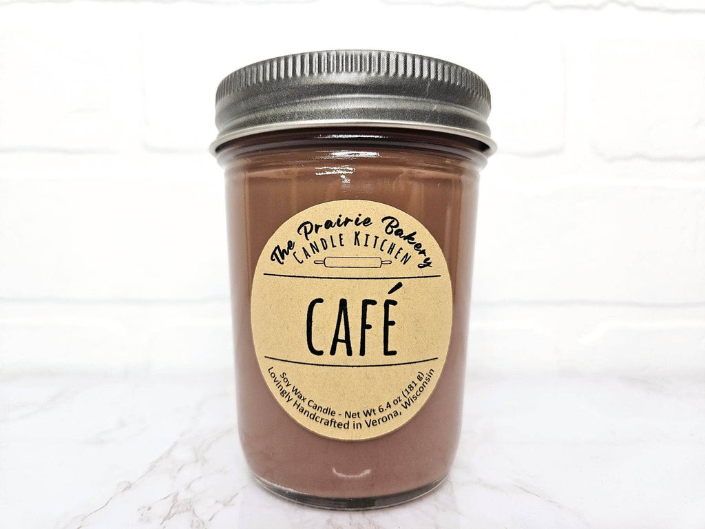 Coffee Hazelnut Espresso Soy Wax Candle, Café Inspired Coffee Scent | Cozy Home Fragrance
