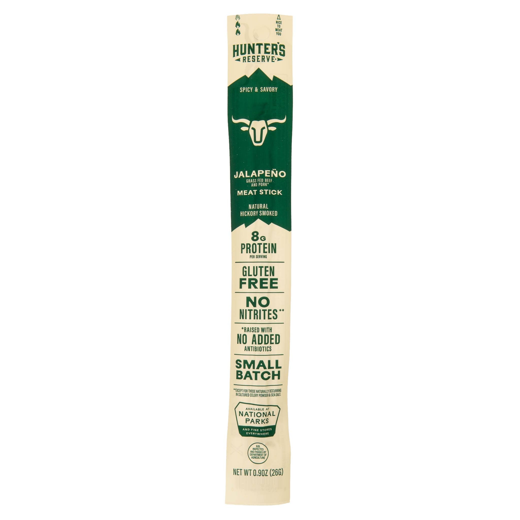 Jalapeño Grass Fed Beef Meat Stick - 1 Stick
