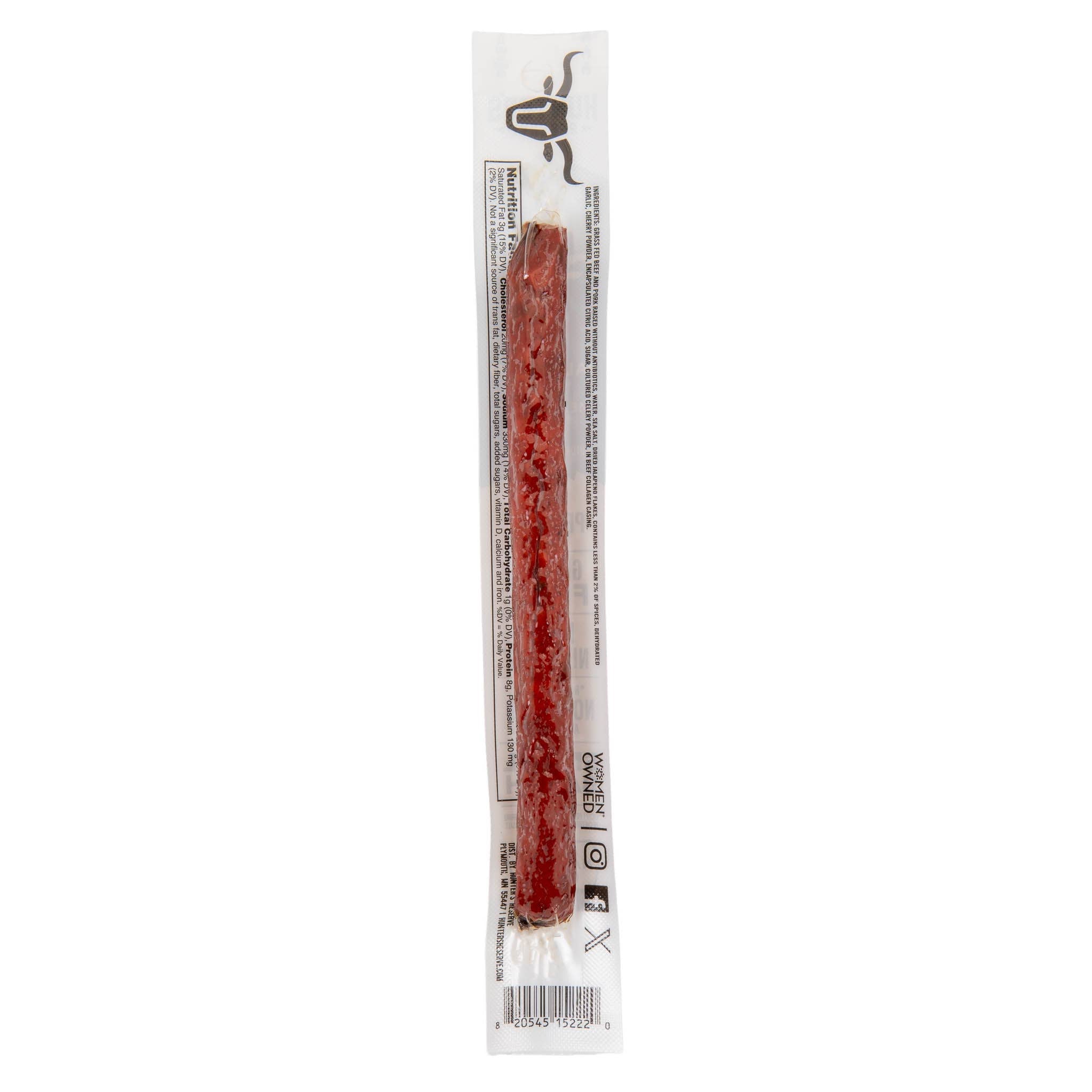 Jalapeño Grass Fed Beef Meat Stick - 1 Stick