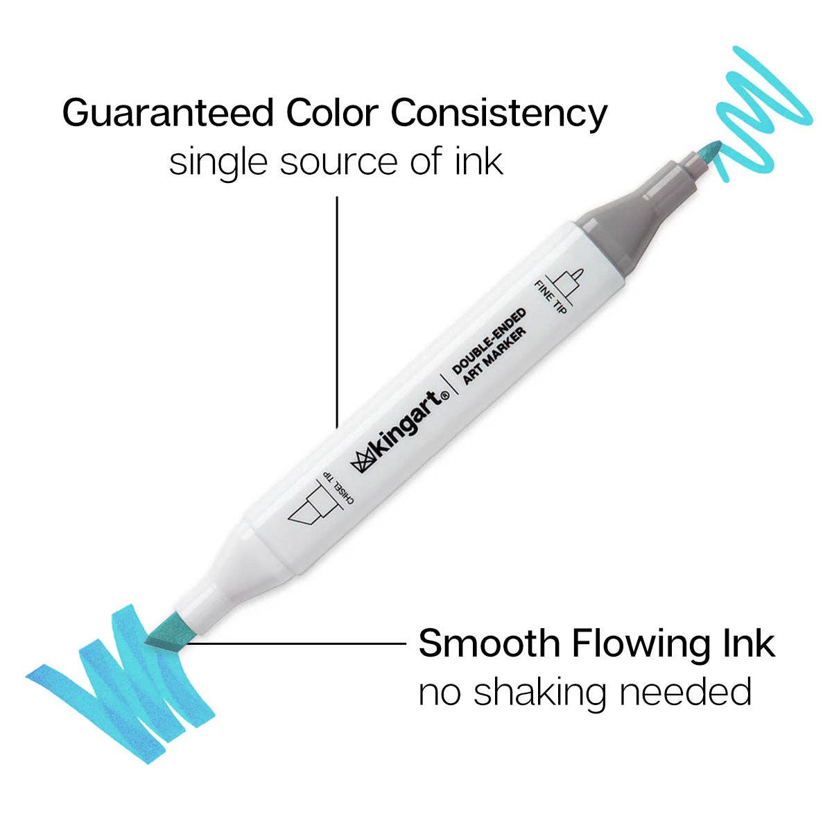 PRO Double-Ended Alcohol Markers - 24 Bright Colors