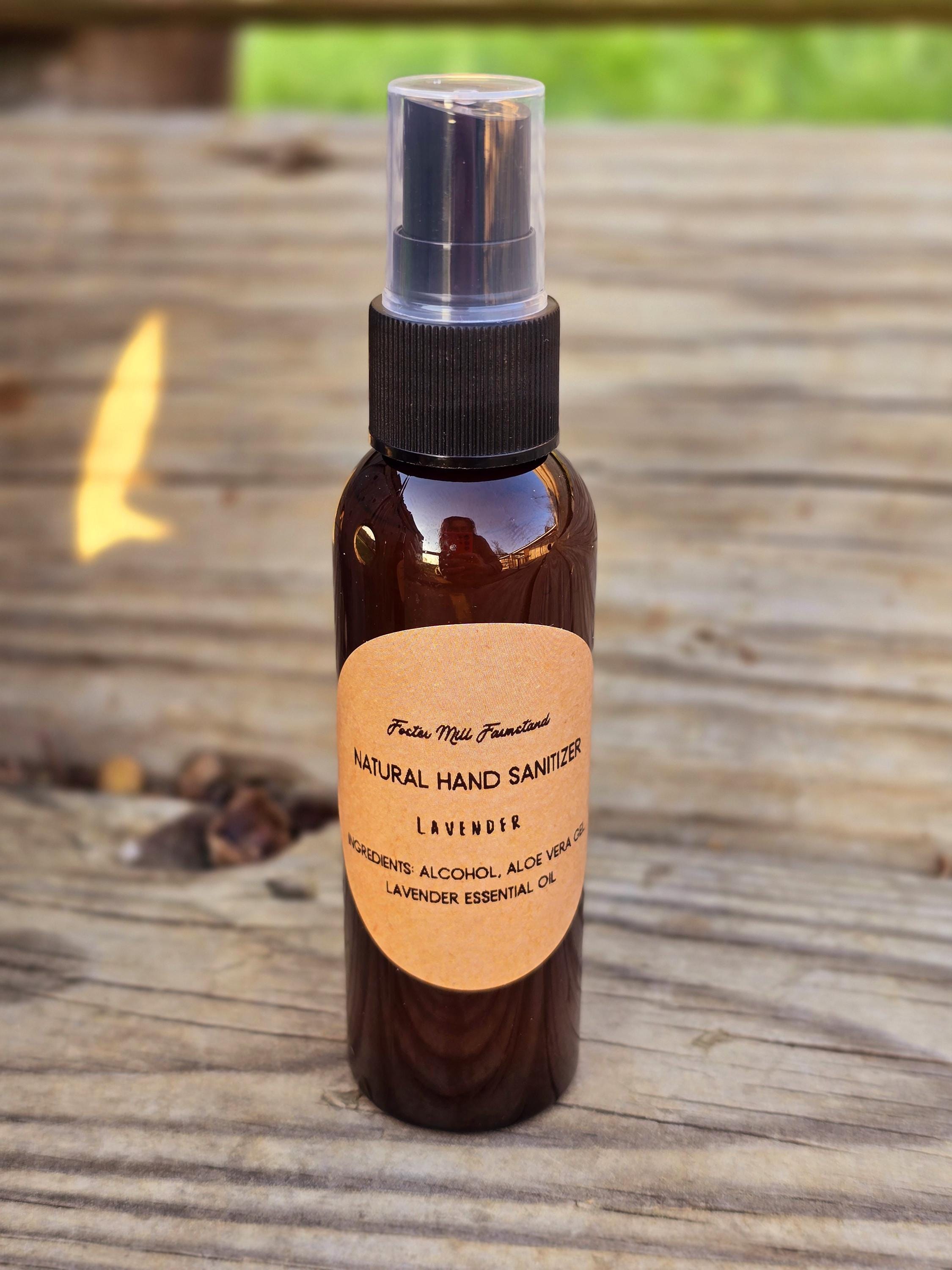 Natural Hand Sanitizer Spray | Aloe Vera & Essential Oils | Moisturizing Travel Hand Sanitizer