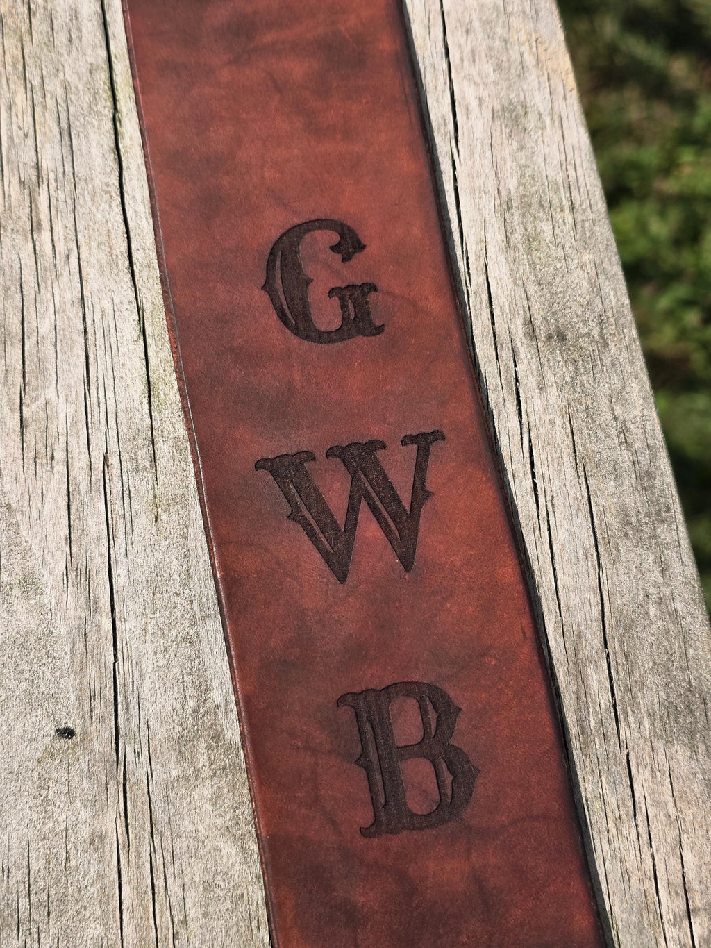 Handmade Personalized Leather Sling – Custom Engraved Leather Strap, Adjustable Shoulder Sling, Gift for Him