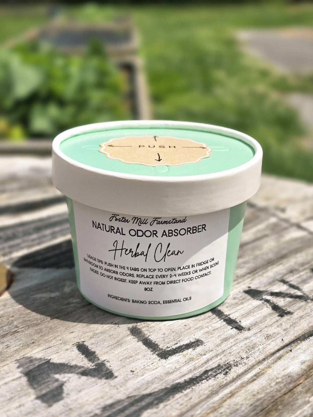 Natural Odor Absorber | Clean Scent Home Freshener | Non Toxic Deodorizer | Baking Soda Air Freshener | Pet Safe & Eco Friendly