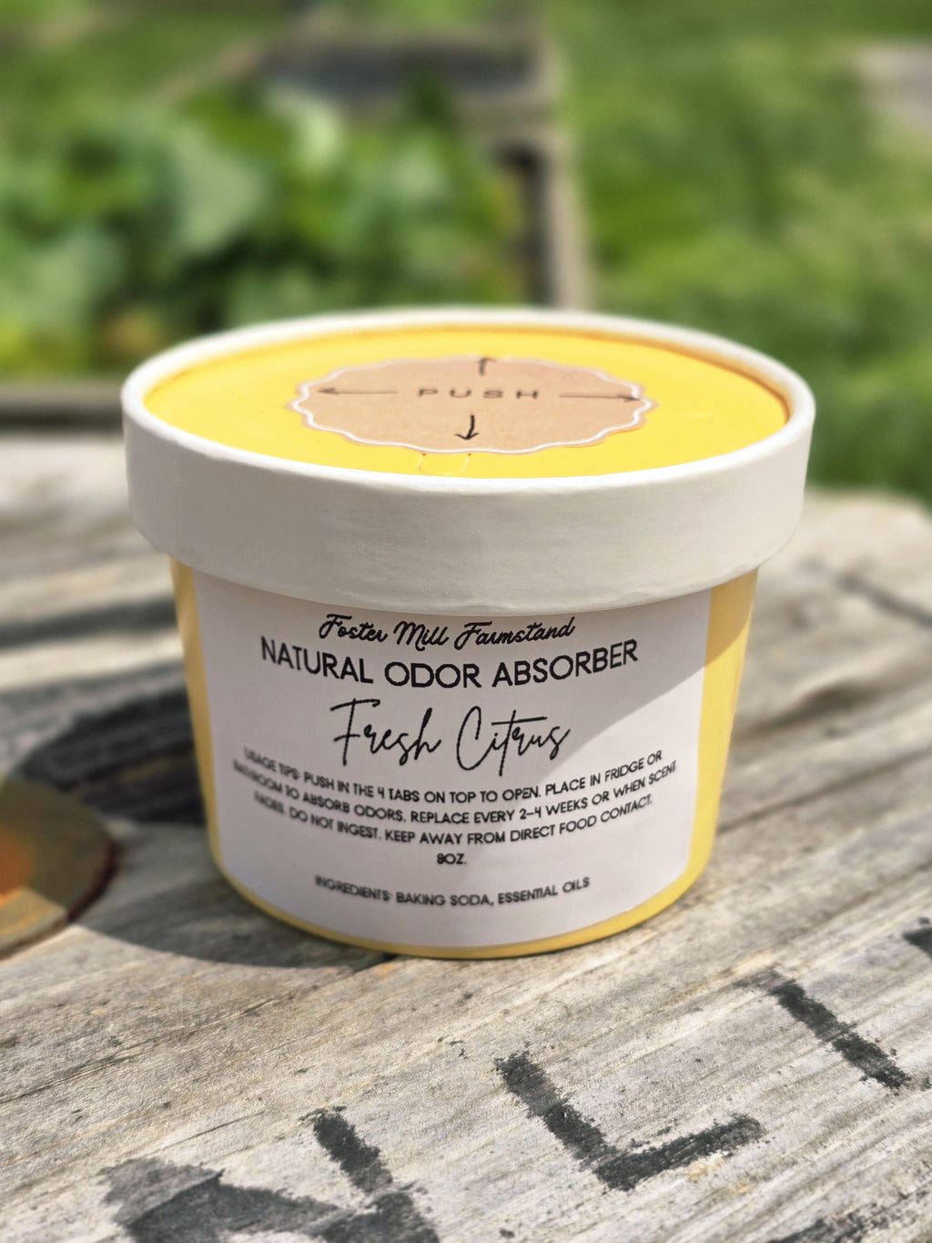 Natural Odor Absorber | Clean Scent Home Freshener | Non Toxic Deodorizer | Baking Soda Air Freshener | Pet Safe & Eco Friendly