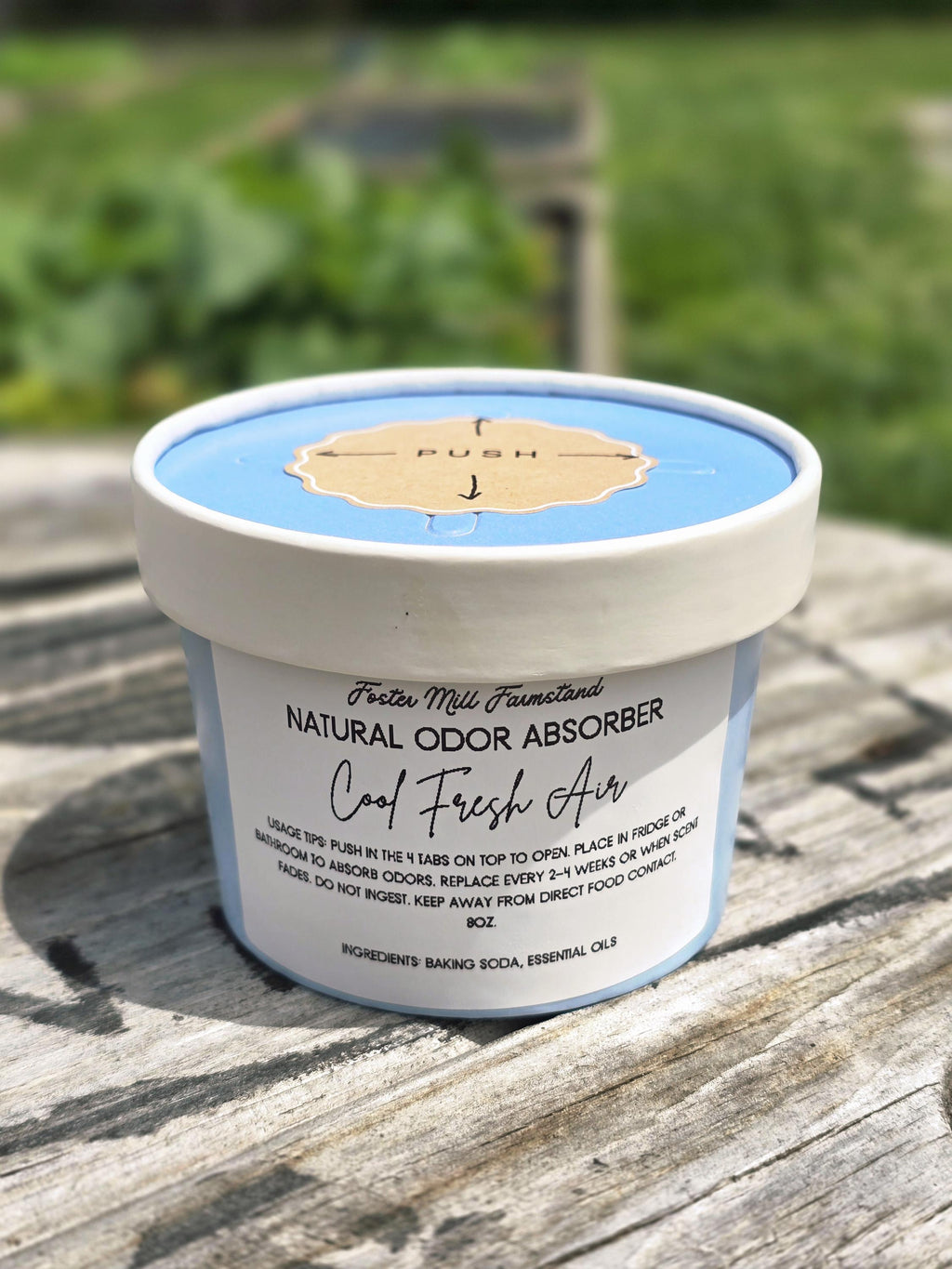Natural Odor Absorber | Clean Scent Home Freshener | Non Toxic Deodorizer | Baking Soda Air Freshener | Pet Safe & Eco Friendly