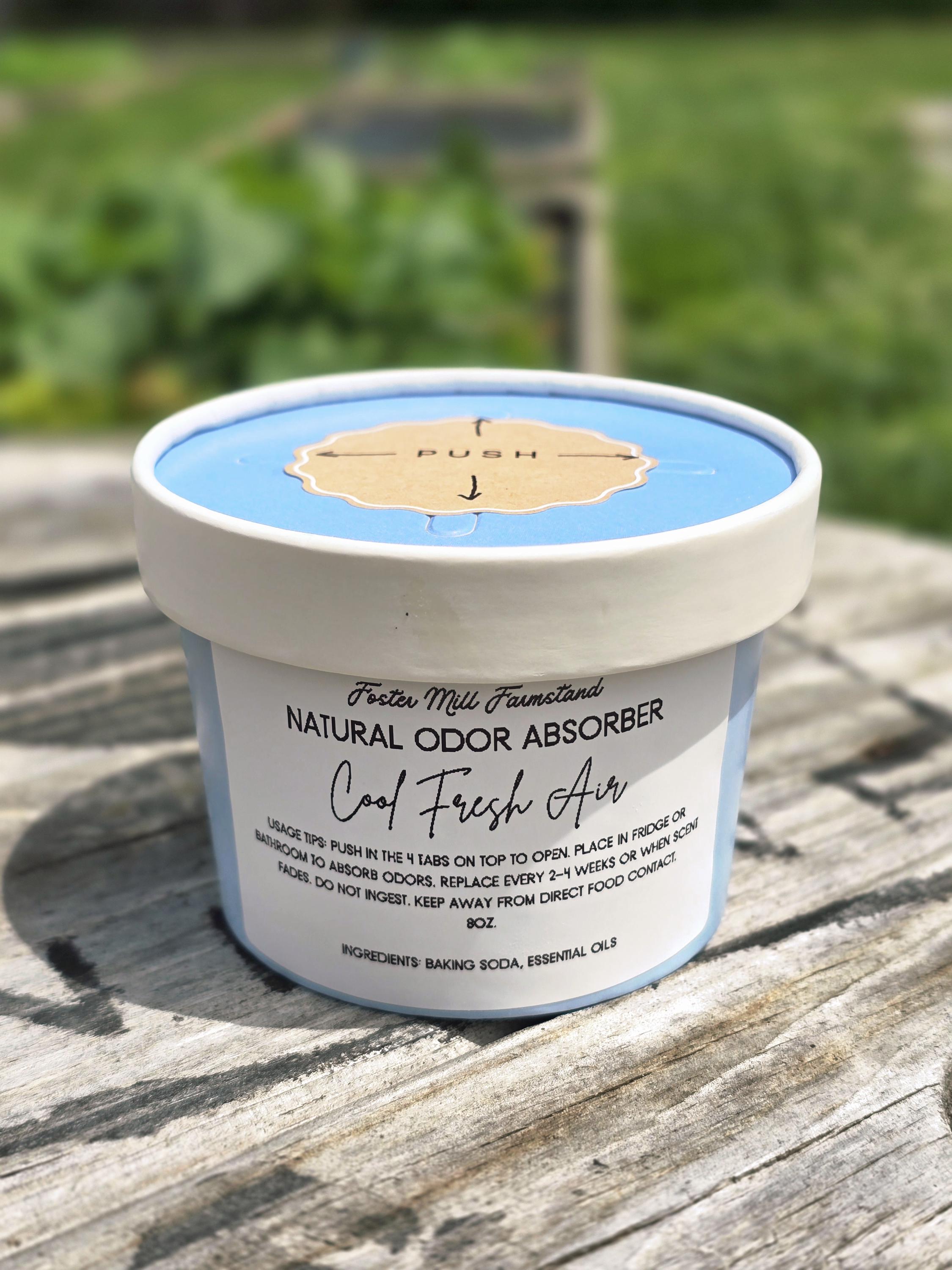 Natural Odor Absorber | Clean Scent Home Freshener | Non Toxic Deodorizer | Baking Soda Air Freshener | Pet Safe & Eco Friendly