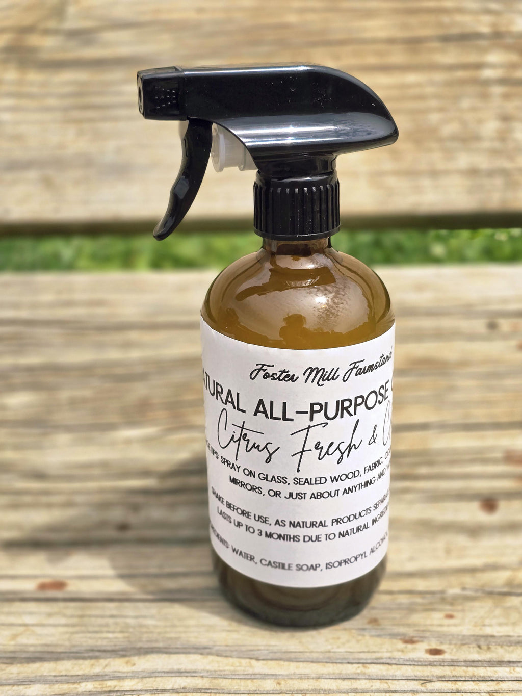 Natural All Purpose Cleaner Spray | Non Toxic Multi Surface Cleaner
