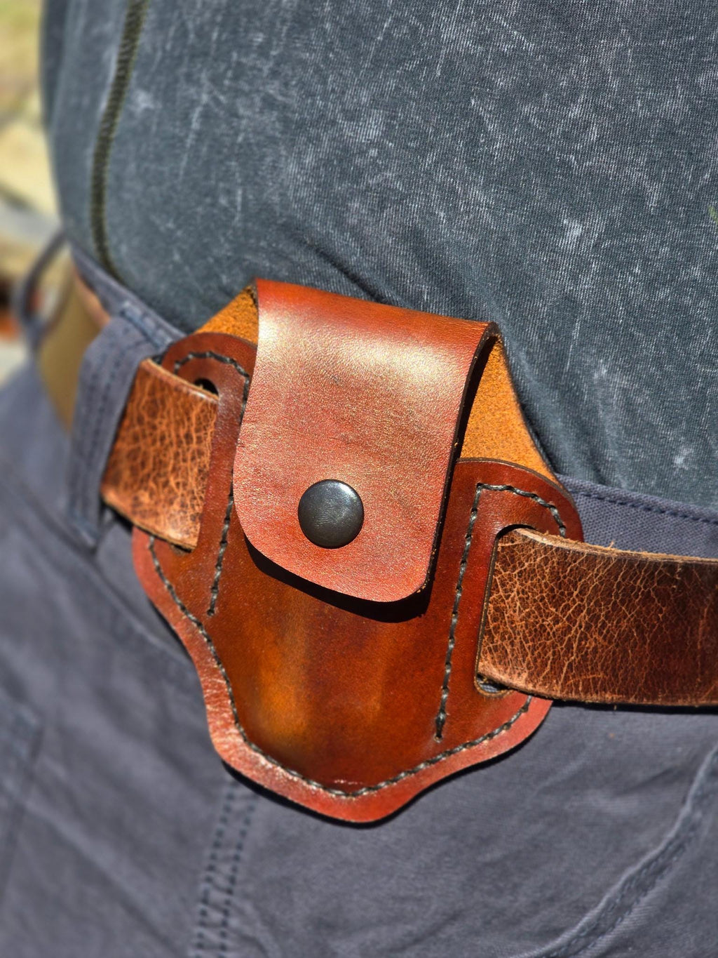 Leatherman Holster | Leather Multitool Sheath| EDC Belt Pouch | Heavy Duty Tool Holder | Mens Gift Idea