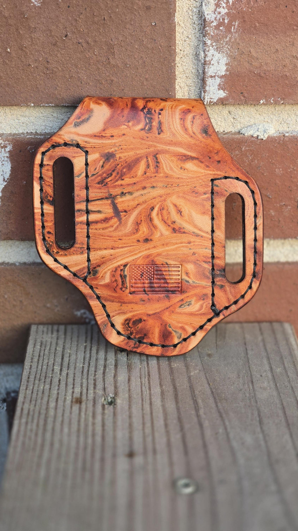 Marbled Leatherman Holster | Handmade Leather Leatherman Holster | Leather Multitool Belt Sheath | EDC Tool Pouch