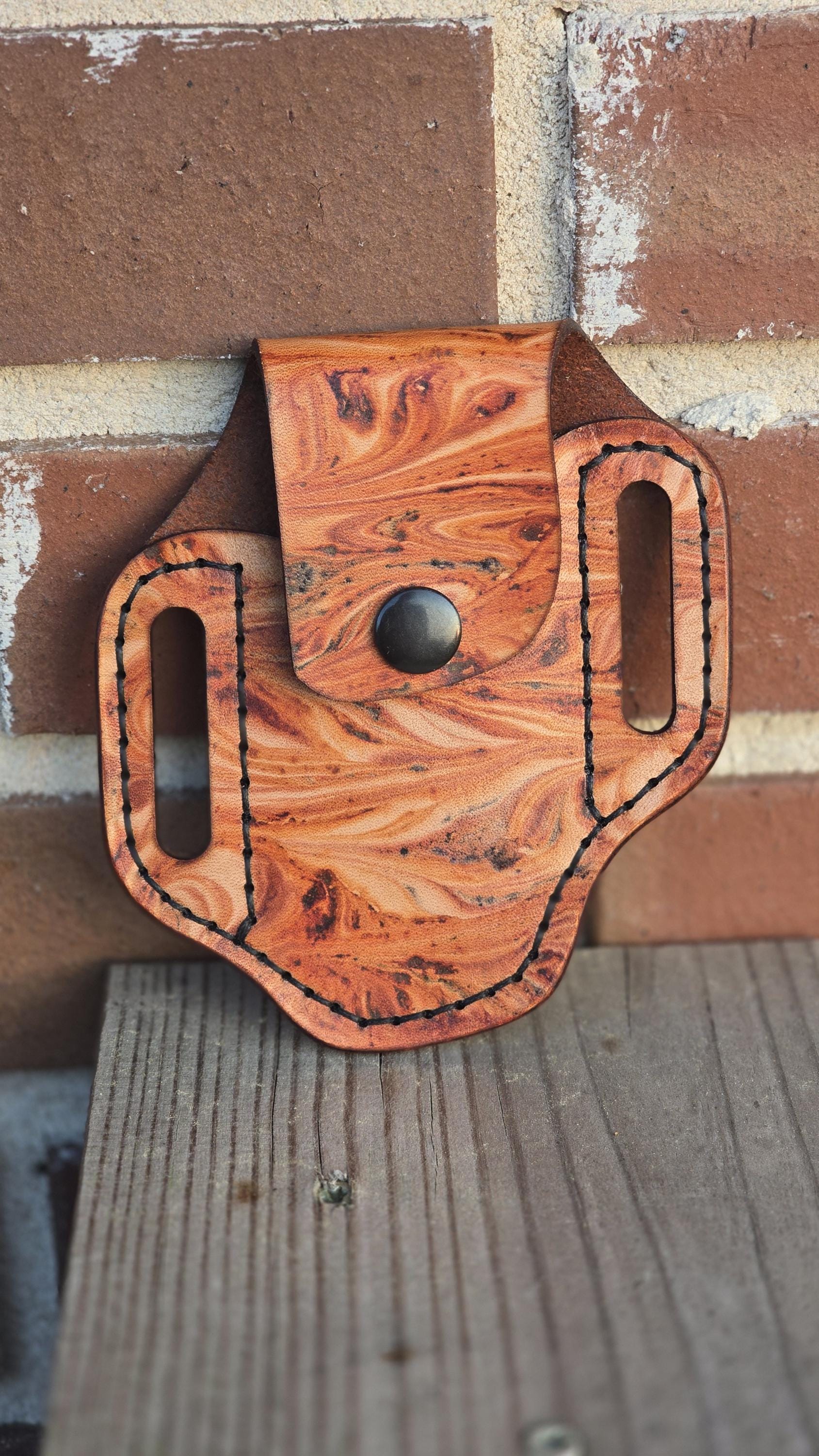 Marbled Leatherman Holster | Handmade Leather Leatherman Holster | Leather Multitool Belt Sheath | EDC Tool Pouch