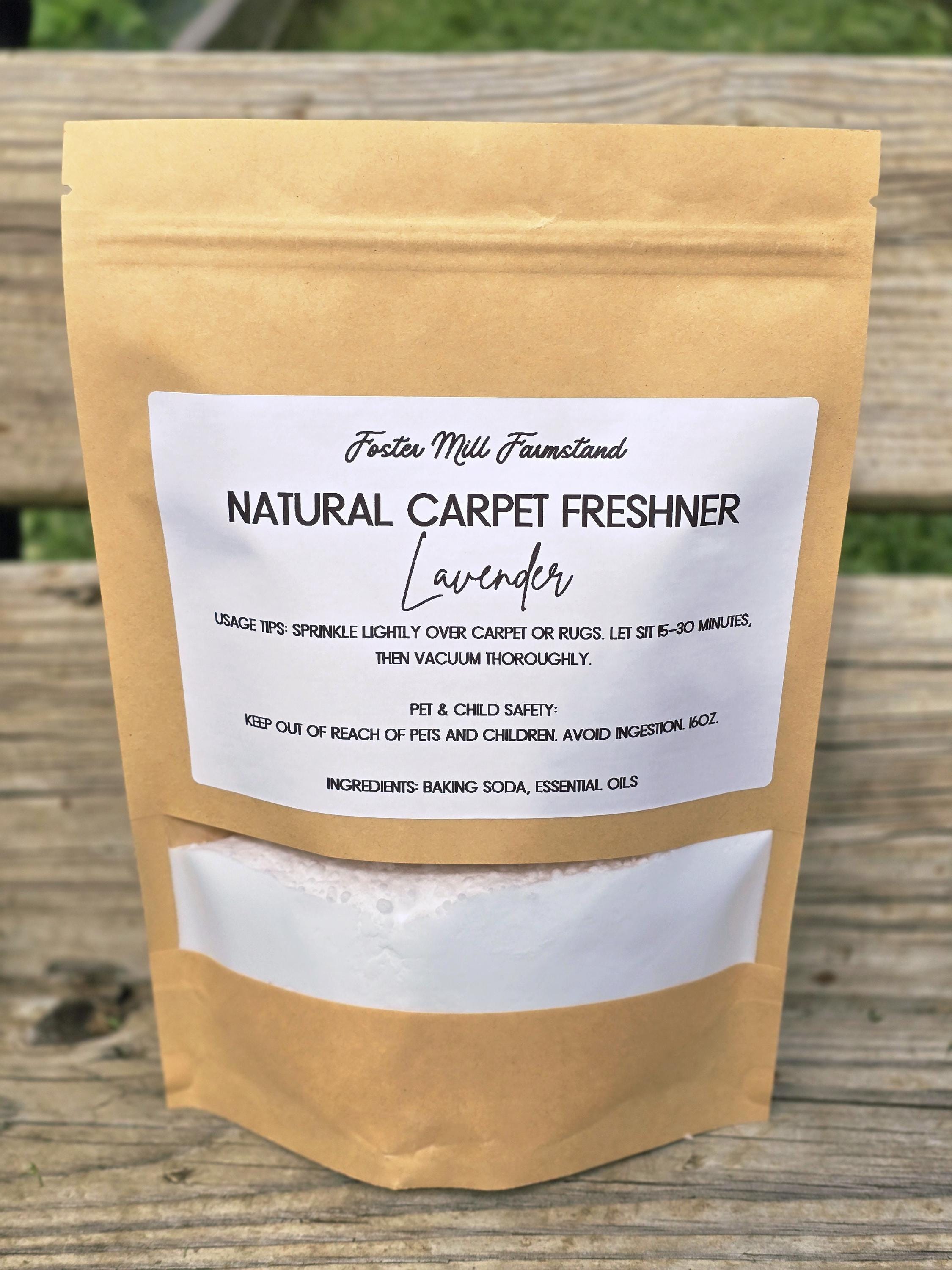 Natural Carpet Freshener | Carpet Deodorizer Powder | Pet Odor Eliminator | Baking Soda Carpet Freshener | Rug Freshener