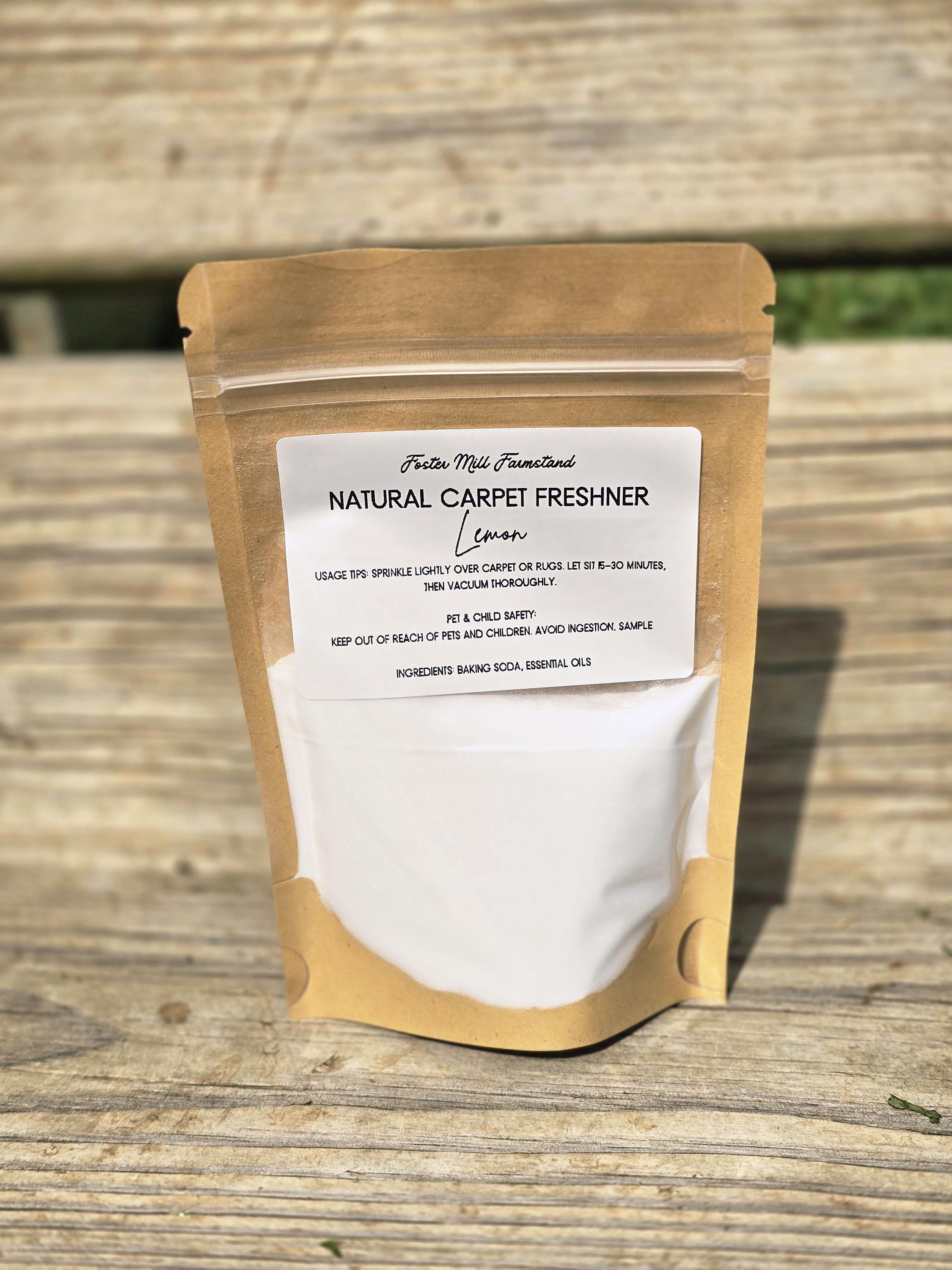 Natural Carpet Freshener | Carpet Deodorizer Powder | Pet Odor Eliminator | Baking Soda Carpet Freshener | Rug Freshener