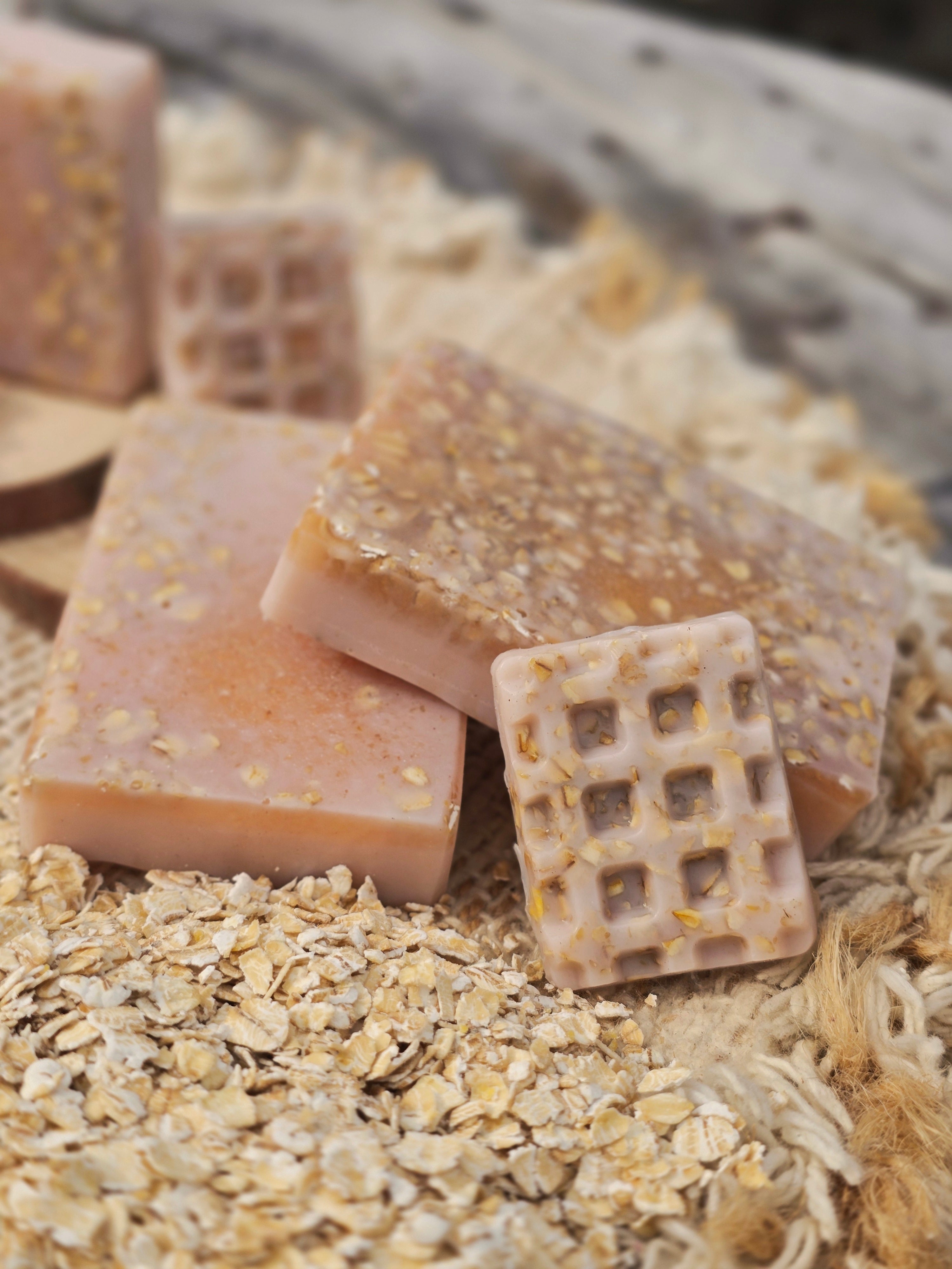 Oatmeal, Milk & Honey Goat Milk Soap | Handcrafted Natural Soap | Artisan Soap Bar