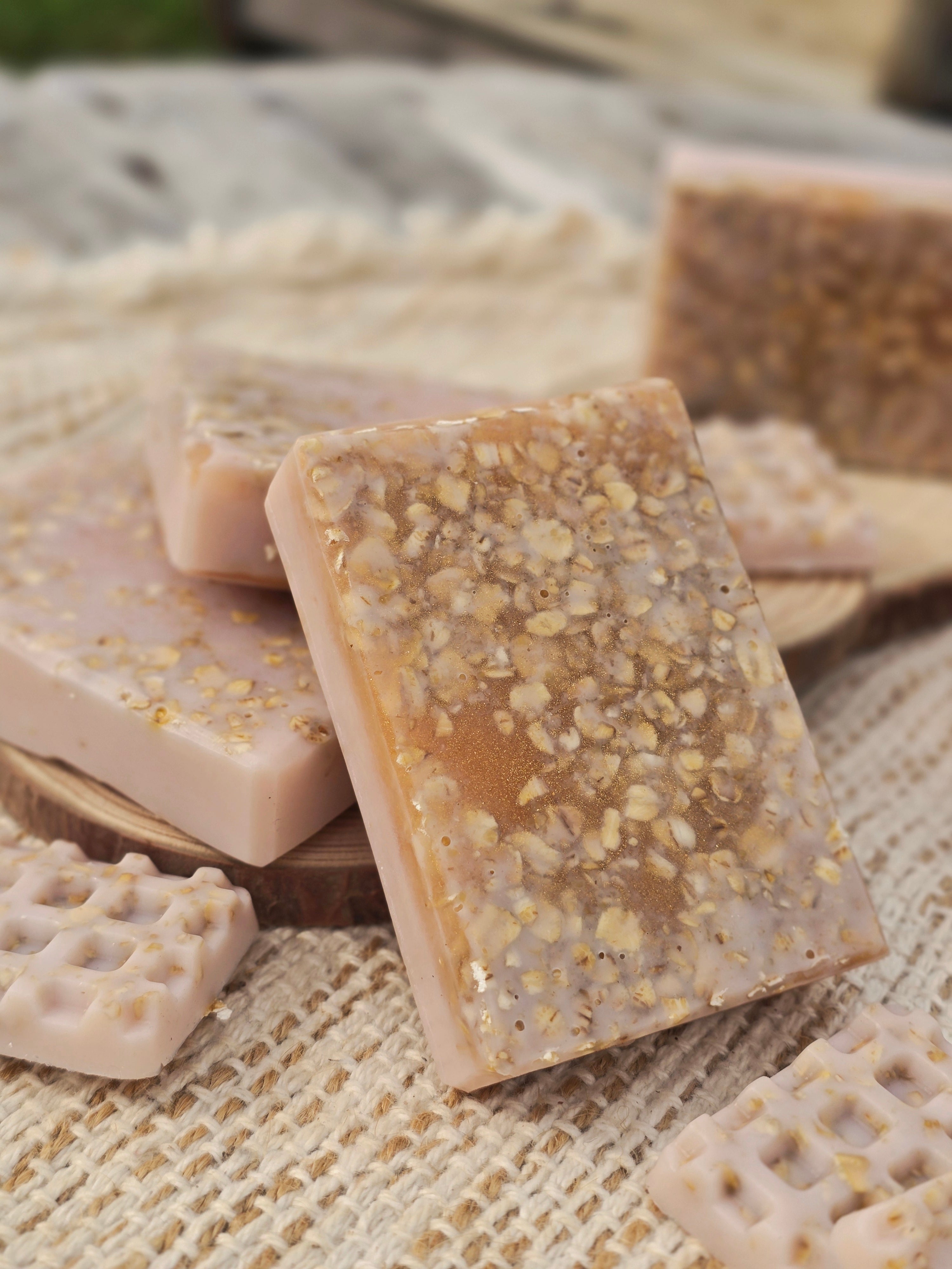 Oatmeal, Milk & Honey Goat Milk Soap | Handcrafted Natural Soap | Artisan Soap Bar