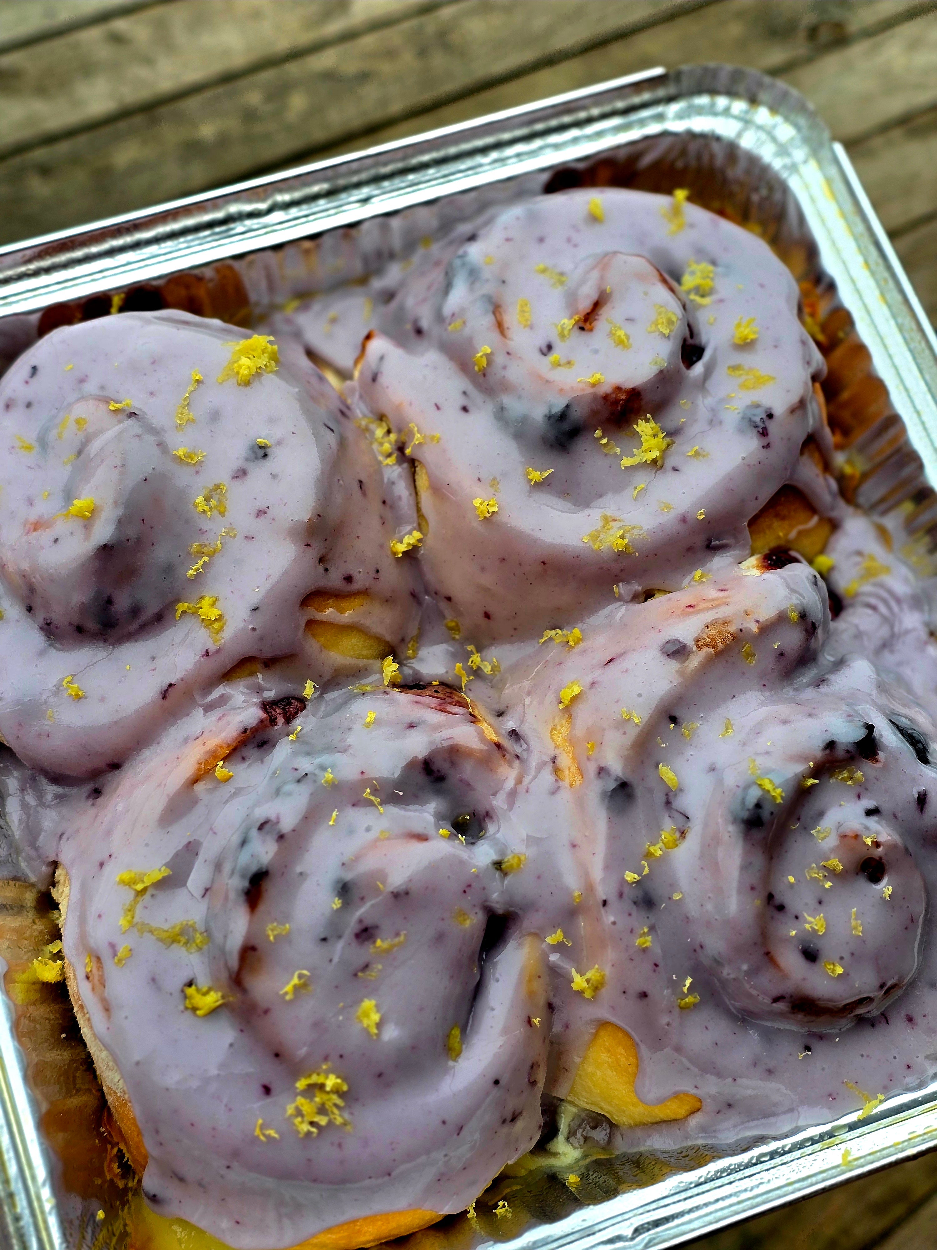 Lemon Blueberry Rolls (Pan) - PICKUP ONLY!